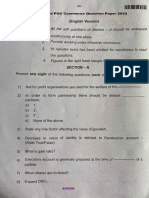 Karnataka 2nd PUC Commerce Question Paper 2022