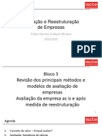 P3 - Reestruturação de Empresas - Parte 3