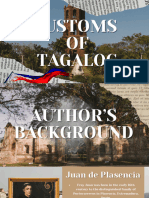 Topic 2 - Customs of Tagalog