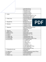 Daftar Obat