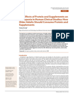 Sarcopenia and Protein