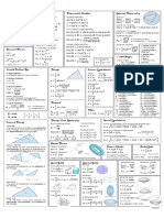 Mathematics Formulas