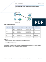 9 3 2 11 Configuring Extended ACLs Scenario 2 Solucion