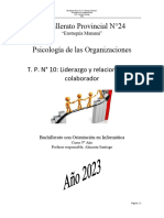 T. P. #10 - Liderazgo y Relaciones Jefe-Colaborador