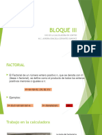 BLOQUE III y IV