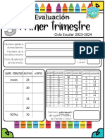 Examen Primer Trimestre Tercero Ciclo 23 24 Nov.