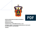 DIAZ MORA FERNANDO ACTIVIDAD 2 UNIDAD I Solicitud de Inscripción de CP Ante AGAFF, Su Certificación y Sus Sanciones