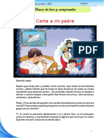 Carta A Mi Padre: Comprensión de Textos Escritos - 2021 Cusco