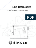 MANUAL DE INSTRUÇÕES - Singer C5600 - C5605 - C5630 - C5635