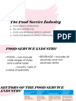 Module 1 - The Food Service Industry