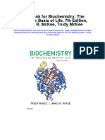 Test Bank For Biochemistry The Molecular Basis of Life 7th Edition James R Mckee Trudy Mckee