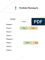 L Portfolio Planning Gantt Chart KG