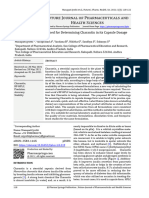 RP-HPLC Method Designed For Determining Charantin