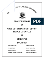 Cost Optimization Study of Bridge Life Cycle at Durgapur Lucknow