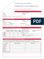 Fiche Standardisee Dinformation