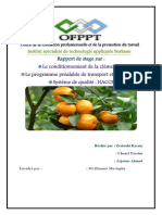 Rapport de Stage Emballage Et Conditionnement