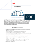 Aerial Lift Safety English