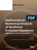 Mathematical and Numerical Analysis of Nonlinear Evolution Equations