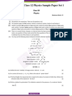 Physics Sample Paper