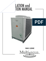 MAC-120HE Air-Cooled Chiller - IOM