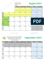 Saudi Academic Calendar 2023-2024