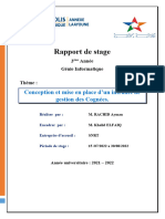 Rapport de Stage