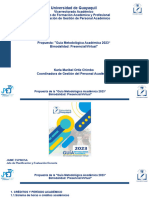 Aprobación de La Guía Metodológica para El Periodo Académico CI 2023 - 2024