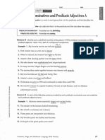 Predicate Adjectives - Nominatives