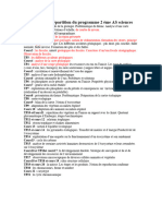 Répartition Du Programme 2 Ème AS Sciences 2023 2024