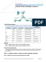 Packet Tracer: Configuración de ACL Extendidas, Situación 1: Topología