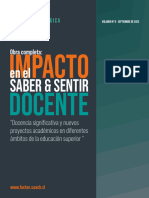 Libro Digital Impacto Saber Sentir Docente Volumen 6 Factec Usach 2023