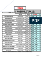 Calendario Processo Eleitoral CIPA CLASSICO HMV