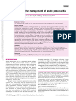 Update On The Management of Acute Pancreatitis.16