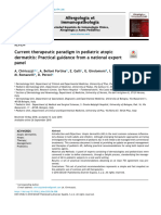 Current Therapeutic Paradigm in Pediatric Atopic