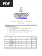 CAT 1 CMT 05207 REPRODUCTIVE AND CHILD HEALTH Name