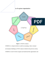 STEEPLE Analysis of A Given Organization