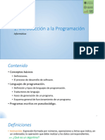 INF-Tema1 IntroducciónALaProgramación