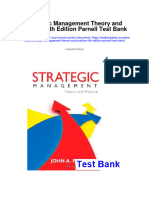 Strategic Management Theory and Practice 4th Edition Parnell Test Bank