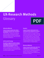 UX ResearchMethodsGlossary