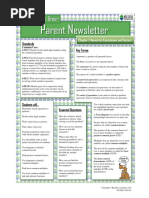 CH 1 - Parent Newsletter