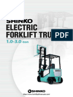 Shinko 1-3 T Electric Forklift Truck Specs PDF