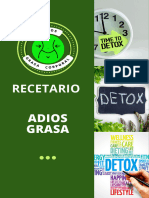 Recetario Adiós Grasa