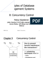 Principles of Database Management Systems: 8: Concurrency Control