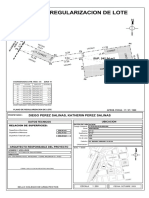 Plano de Regularizacion de Lote