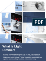 Light Dimmer Using Diac & Triac