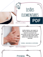 Aula 06 Dermatologia-Lesões Elementares