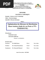 Optimisation Des Réseaux de Distribution Basse Tension (Étude de Cas Poste N°571