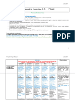 Progression en Écrit