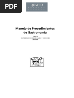 Manual Manejo de Procedimientos de Gastronomía