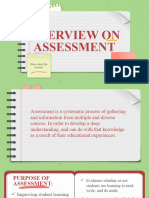 Overview On Assessment